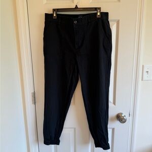 Gap Women’s Black Casual Cotton Blend Jogger Pants